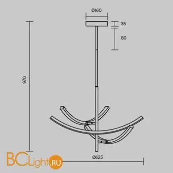 Подвесной светильник Maytoni Wabi MOD428PL-L27BK - Фото 8