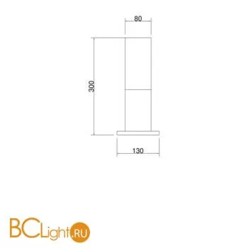 Ландшафтный светильник Maytoni Willis O418FL-01GR - Фото 0