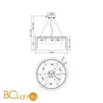 Подвесной светильник Maytoni Wonderland MOD313PL-06G - Фото 4