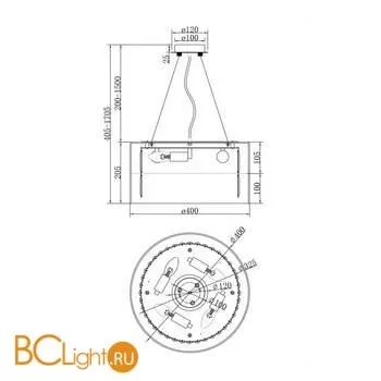 Подвесной светильник Maytoni Wonderland MOD313PL-04CH - Фото 5