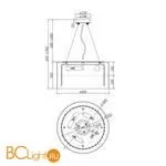 Подвесной светильник Maytoni Wonderland MOD313PL-04G - Фото 4