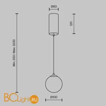 Подвесной светильник Maytoni Yora MOD464PL-L5BSK - Фото 5
