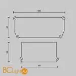 Заглушка для профиля Maytoni Заглушки и крепления для профиля ALM012EC-SC-W - Фото 4