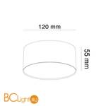 Потолочный светильник Maytoni Zon 4000K 1x12Вт 120° C032CL-L12W4K - Схема