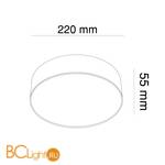 Потолочный светильник Maytoni Zon 4000K 1x26Вт 120° C032CL-L32W4K - Схема