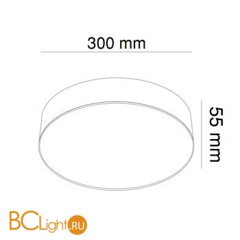 Потолочный светильник Maytoni Zon 4000K 1x35Вт 120° C032CL-L43B4K - Схема