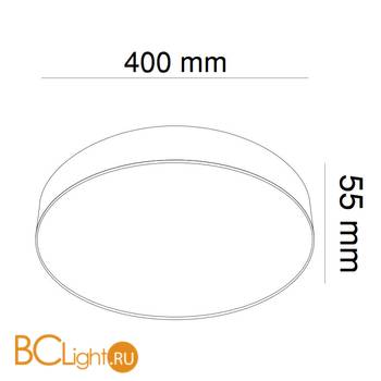 Потолочный светильник Maytoni Zon 4000K 1x45Вт 120° C032CL-L48W4K - Схема