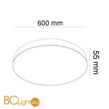 Потолочный светильник Maytoni Zon 4000K 1x90Вт 120° C032CL-L96B4K - Схема