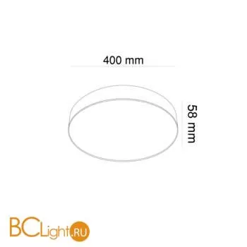 Потолочный светильник Maytoni Zon 4000K 1x45Вт 120° C032CL-L48MG4K - Фото 0