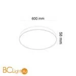 Потолочный светильник Maytoni Zon 3000K 1x90Вт 120° C032CL-L96W3K - Фото 2