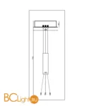 Универсальное крепление для квадратных светильников Maytoni Zon (400 и 600 мм) C032C-04-B - Фото 1