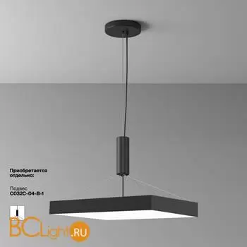 Потолочный светильник Maytoni Zon C032CL-90W4K-SQ-B - Фото 0