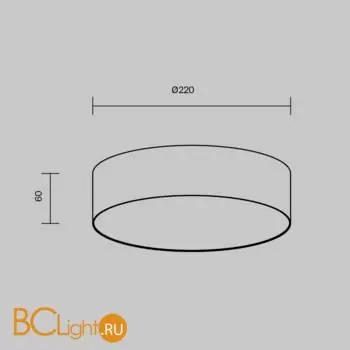 Потолочный светильник Maytoni Zon C032CL-24W3K-RD-MG - Фото 10
