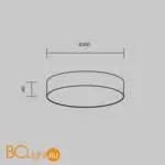 Потолочный светильник Maytoni Zon C032CL-36W4K-RD-B - Фото 12