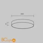 Потолочный светильник Maytoni Zon C032CL-90W3K-RD-MG - Фото 9