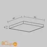 Потолочный светильник Maytoni Zon C032CL-90W3K-SQ-B - Фото 6