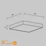 Потолочный светильник Maytoni Zon C032CL-45W3K-SQ-B - Фото 6