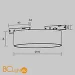 Трековый светильник Maytoni Zon TR189-1-12W3K-BBS - Фото 7