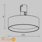 Трековый светильник Maytoni Zon TR204-1-12W3K-B - Фото 9