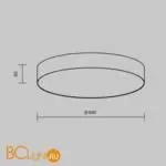 Потолочный светильник Maytoni Zon C032CL-45W3K-RD-MG - Фото 10