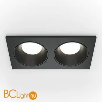 Встраиваемый светильник Maytoni Zoom GU10 2x50Вт IP 65 DL033-2-02B - Фото 0