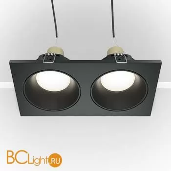 Встраиваемый светильник Maytoni Zoom GU10 2x50Вт IP 65 DL033-2-02B