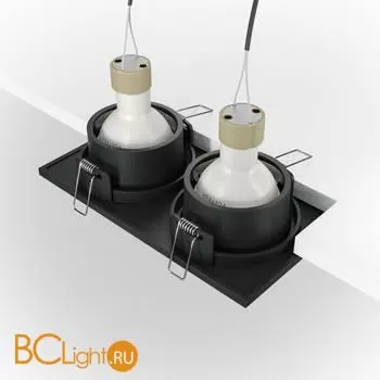 Встраиваемый светильник Maytoni Zoom GU10 2x50Вт IP 65 DL033-2-02B - Фото 1