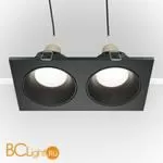 Встраиваемый светильник Maytoni Zoom GU10 2x50Вт IP 65 DL033-2-02B
