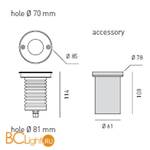 Спот (точечный светильник) Axo light Pleton 20 532 03 - Схема