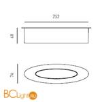 Потолочный светильник Axo Light Sol SOL CEILING LAMP 104 06 - Схема