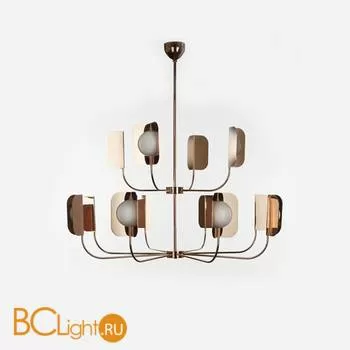 Подвесная люстра на штанге MM Lampadari Leaf 7208/12 V0216