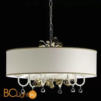Подвесной светильник MM Lampadari Paris 6988/6-11 V2544 Paralume Bianco