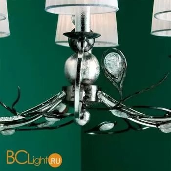 Люстра MM Lampadari Pavone 6920/8 Ovale V2556 With White Organza - Фото 0