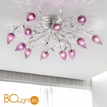Потолочная люстра MM Lampadari Pigna 7098/P12 V2659 Violet