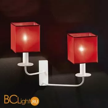 Бра MM Lampadari Square 7108/A2 V2553 Red shades