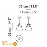 Подвесной светильник MOOOI Bell MOLBES---X2A - Схема