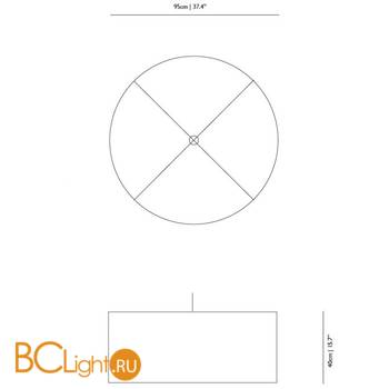Подвесной светильник MOOOI Boon Round MOLRB-----B - Схема