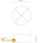 Подвесной светильник MOOOI Boon Round MOLRB-----B - Схема