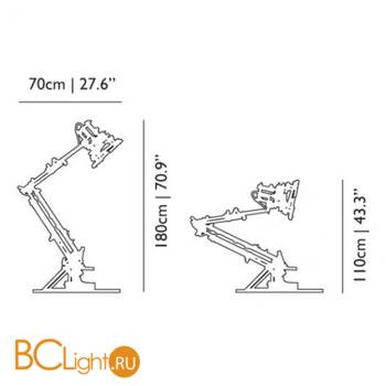 Торшер MOOOI Brave New World Lamp MOLBNW - Схема