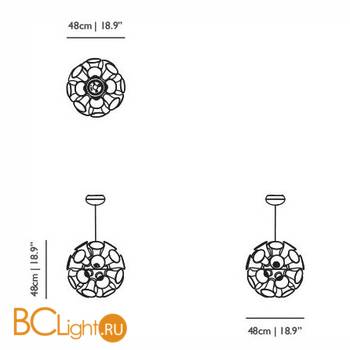 Подвесной светильник MOOOI Chalice 24 MOLCHACH---24 - Схема