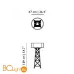 Торшер MOOOI Construction lamp M MOLCOL-M-MB - Схема