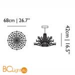 Люстра MOOOI Coppelia SUSPENDED SMALL MOLCOSB--S - Схема