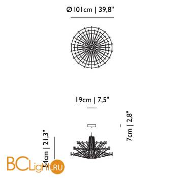 Люстра MOOOI Coppelia SUSPENDED MOLCOSB - Схема