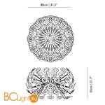 Подвесной светильник MOOOI Dandelion suspended MOLDAH----W - Схема