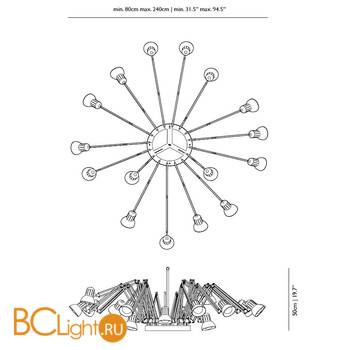 Люстра MOOOI Dear Ingo MOLDI----16 - Схема