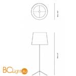 Торшер MOOOI Double shade MOLDS-----B - Схема