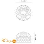 Подвесной светильник MOOOI Emperor S MOLEMS-S--B - Схема