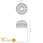 Настольная лампа MOOOI Emperor TABLE MOLEMT----B - Схема