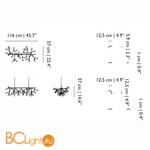 Подвесной светильник MOOOI Heracleum ENDLESS 8718282296159 - Схема