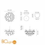 Подвесной светильник MOOOI Heracleum II 8718282296210 - Схема